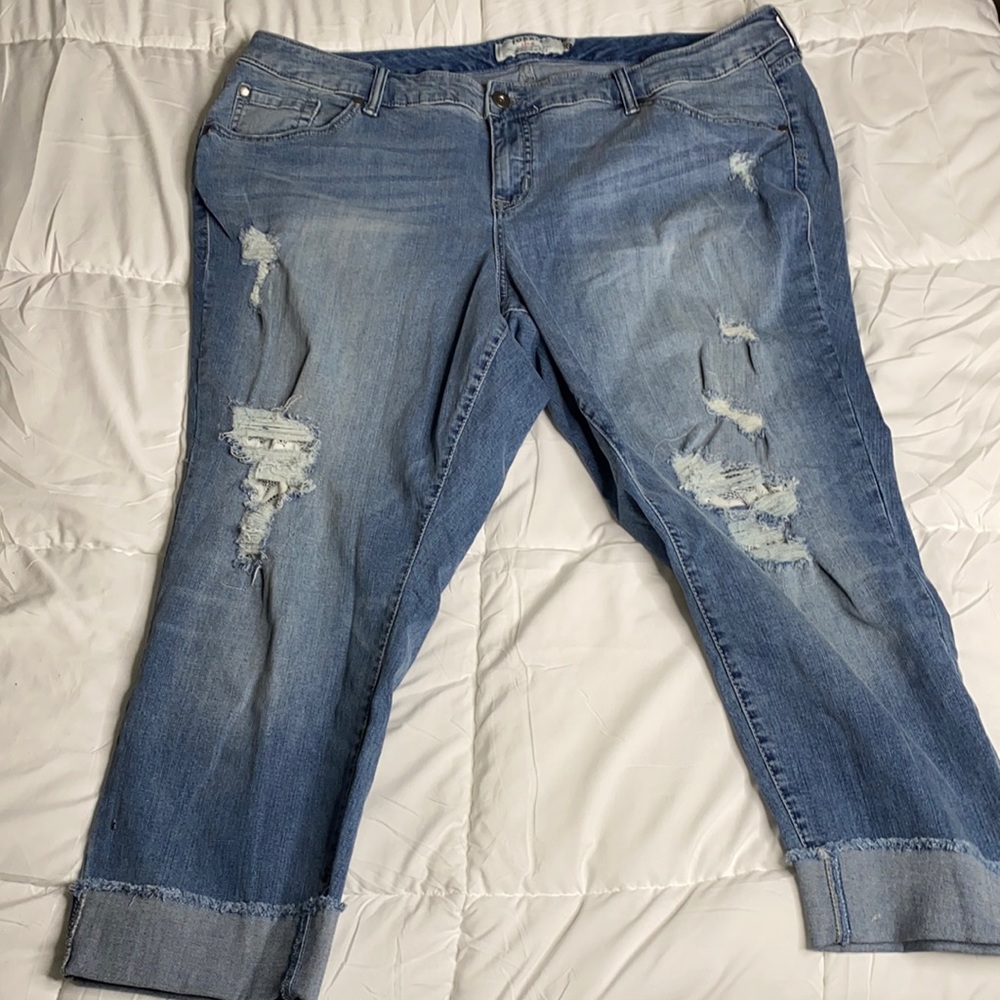 Torrid cropped jeans
